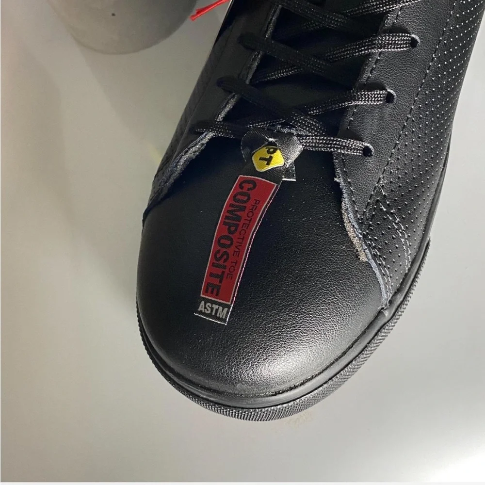 Rocky Men's Black and‎ White leather Sneakers - Picture 2 of 3